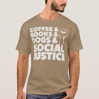 Camiseta Los perros libros aman la igualdad de los derechos