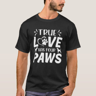 Camiseta Los perros macho adoran citas - El amor verdadero 
