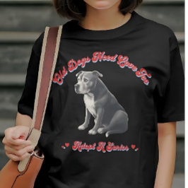 Camiseta Los Perros Mayores Necesitan Amor Para Adoptar A U