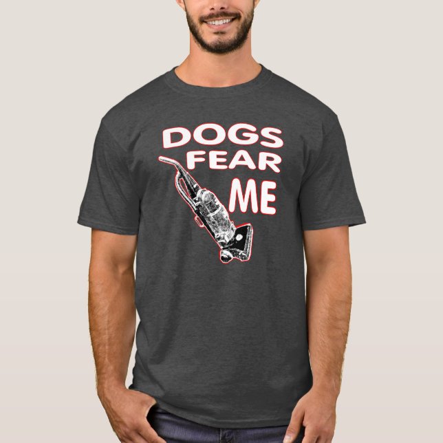 Camiseta Los perros me temen. (Anverso)