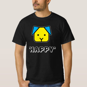 Camiseta “Los Perros Nos Hacen Felices – Diseño de Cara de