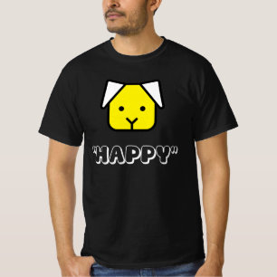 Camiseta “Los Perros Nos Hacen Felices – Diseño de Cara de 