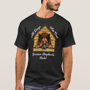 Camiseta Los perros pastores alemanes son los pastores alem