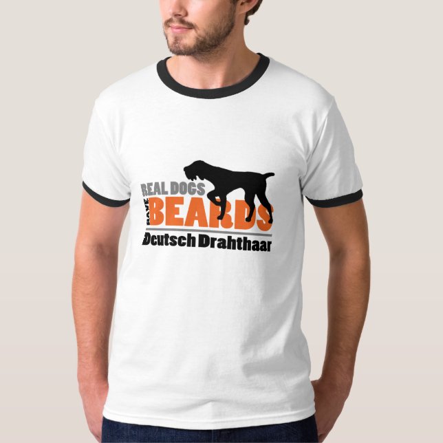Camiseta Los perros reales tienen barbas - Deutsch (Anverso)