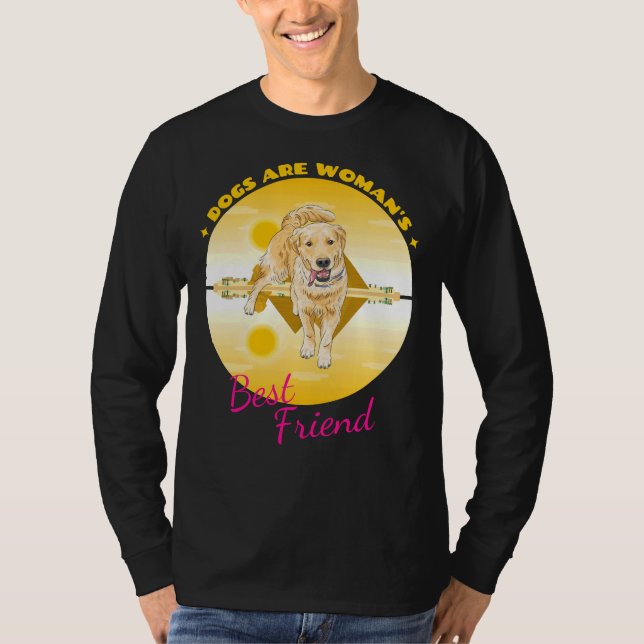 Camiseta Los Perros Recuperadores De Labrador Son El Mejor  (Anverso)