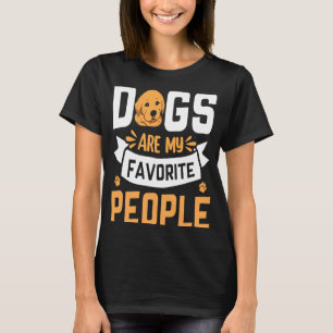 Camiseta Los perros son mi favorito Gente Golden Retriever 