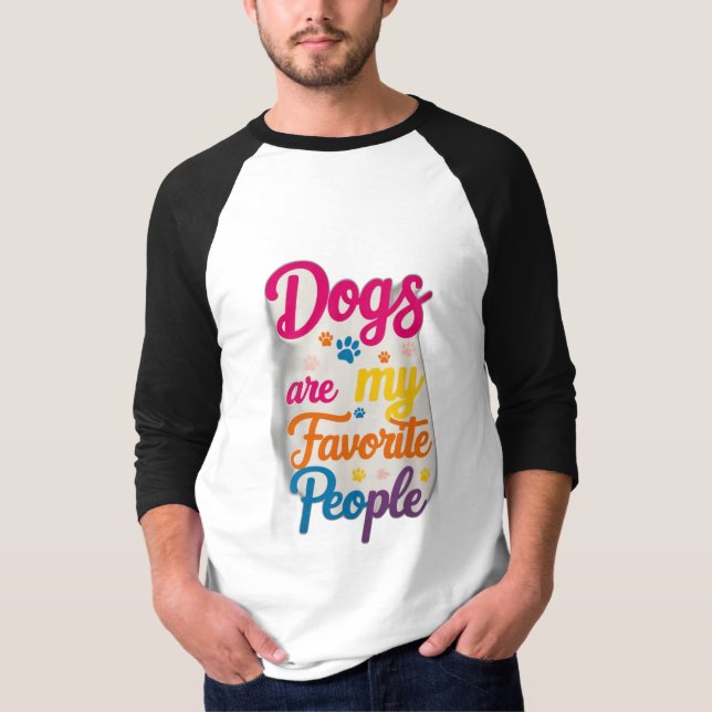 Camiseta Los perros son mi gente favorita (Anverso)