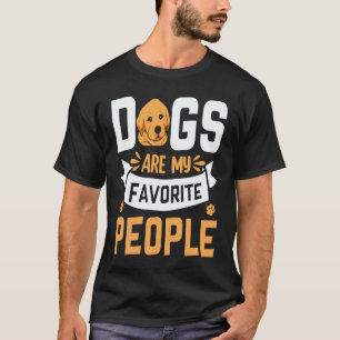 Camiseta Los perros son mi gente favorita Golden Retriever