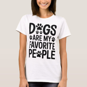 Camiseta Los perros son mi gente favorita - Mujeres diverti