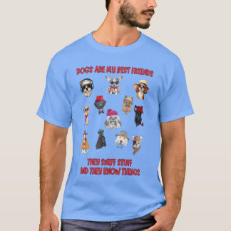 Camiseta Los perros son mi mejor cosecha de amigos