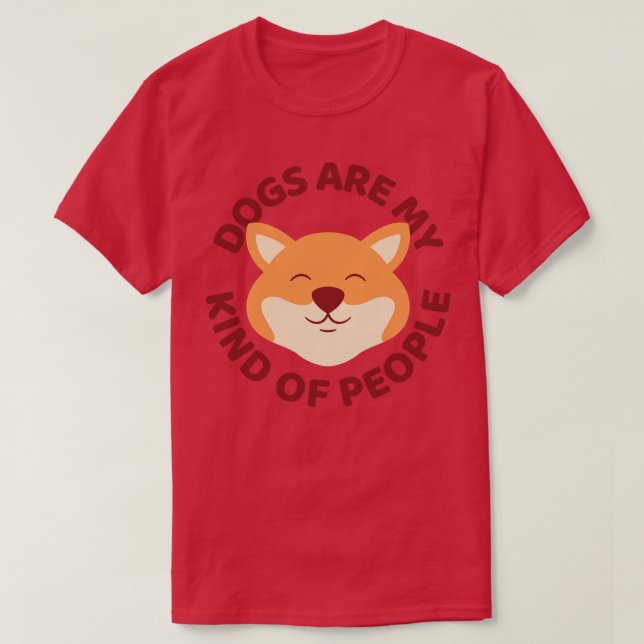 Camiseta Los Perros Son Mi Tipo De Gente (Diseño del anverso)