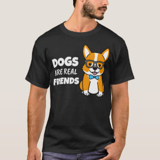 Camiseta Los perros son verdaderos amigos