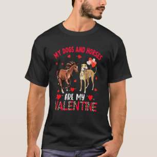 Camiseta Los Perros Y Caballos Son Mi Whippet De San Valent