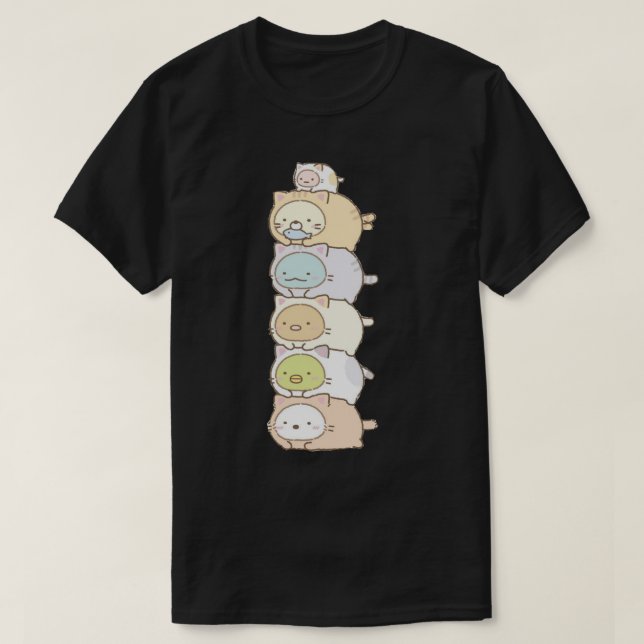 Camiseta Los personajes de E:\AnhgocUpZZ\sumikko gurashi es (Diseño del anverso)
