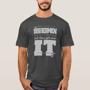 Camiseta Los pescadores son los mejores gráficos vectoriale