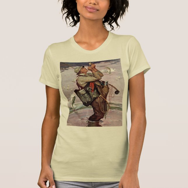 Camiseta Los pescados están saltando (Anverso)