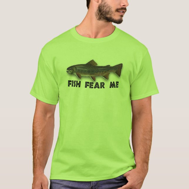 Camiseta Los pescados me temen los deportes divertidos de (Anverso)