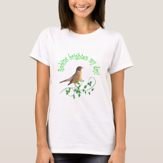 Camiseta Los petirrojos aclaran mi día