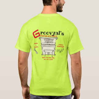 Camiseta Los pianos de Groovyal