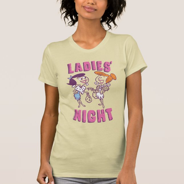 Camiseta Los Picapiedra | Betty & Wilma - Noche de damas (Anverso)