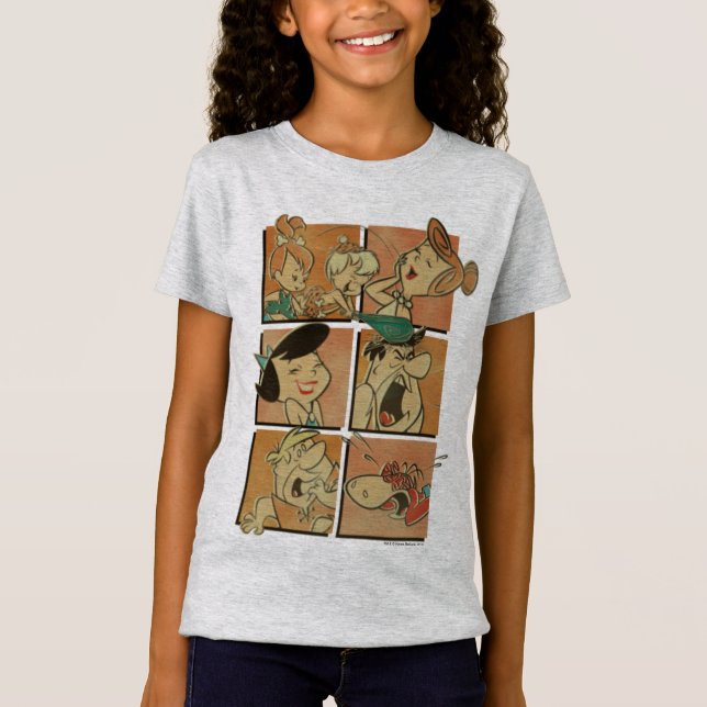 Camiseta Los Picapiedra | Comedia de guijarros y guijarros (Anverso)