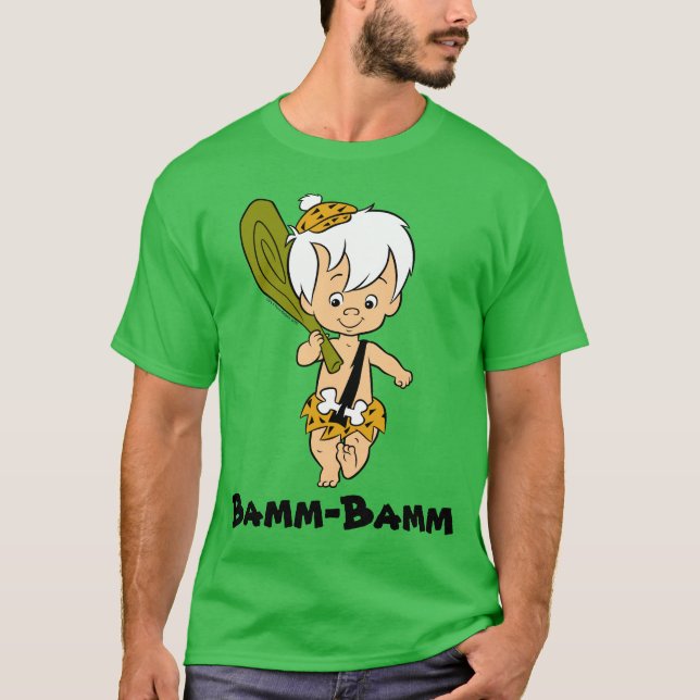 Camiseta Los Picapiedra | Escombros Bamm-Bamm (Anverso)