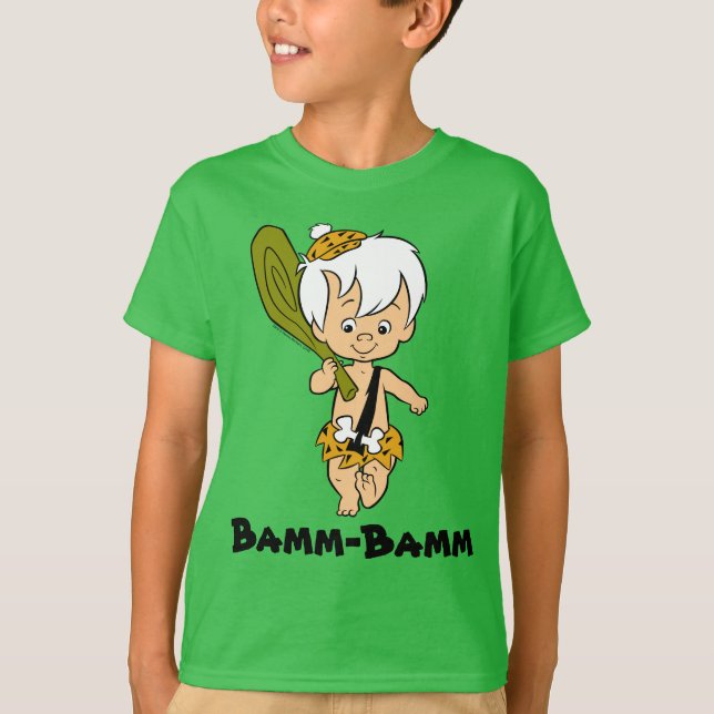 Camiseta Los Picapiedra | Escombros Bamm-Bamm (Anverso)