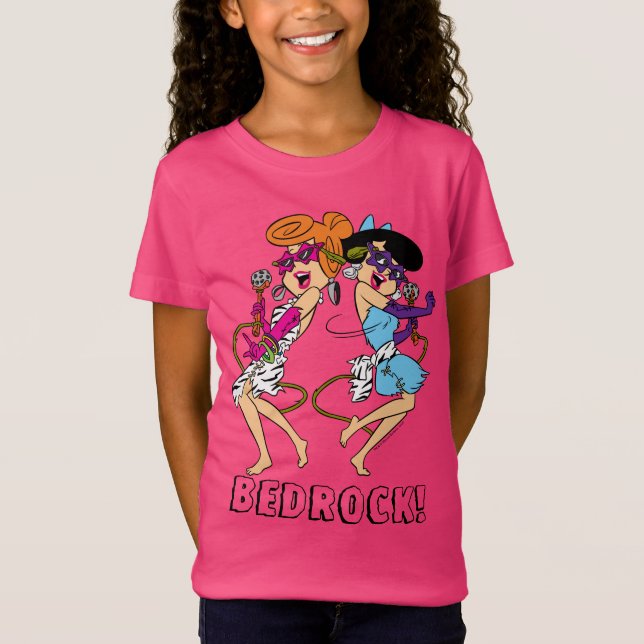 Camiseta Los Picapiedra | Estrellas Wilma & Betty Rock (Anverso)