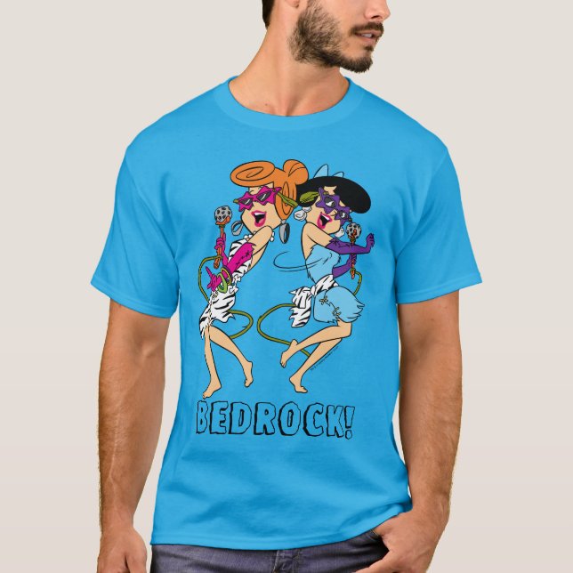 Camiseta Los Picapiedra | Estrellas Wilma & Betty Rock (Anverso)