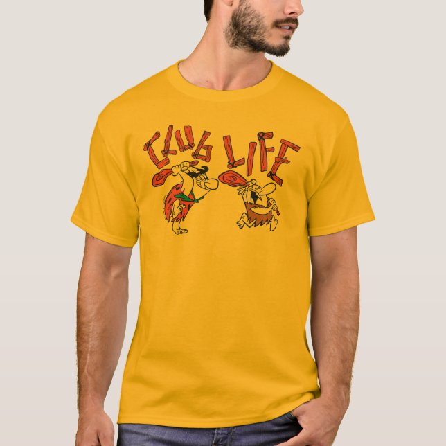Camiseta Los Picapiedra | Fred & Barney - Club Life (Anverso)