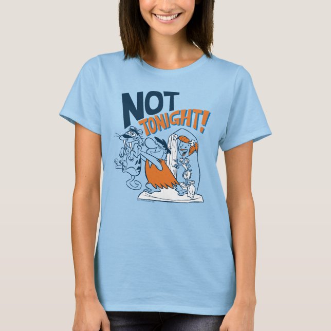 Camiseta Los Picapiedra | No Esta Noche! (Anverso)