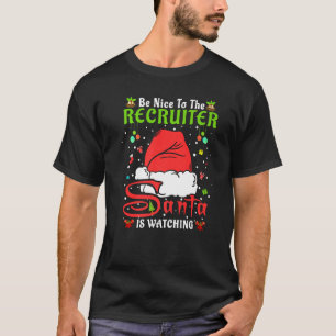 Camiseta Los pijamas de Santa Navidad son agradables para e