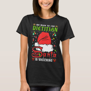 Camiseta Los pijamas de Santa Navidad son amables con el Cr