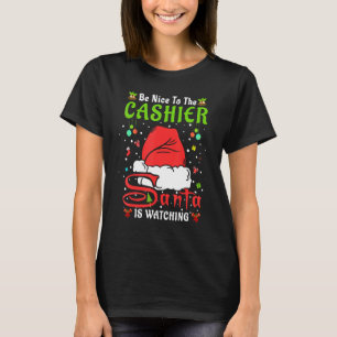Camiseta Los pijamas de Santa Navidad son amables con la Na