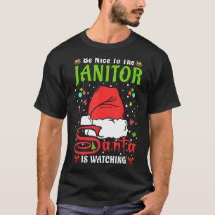 Camiseta Los pijamas de Santa Navidad son amables con la Na