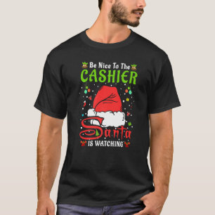 Camiseta Los pijamas de Santa Navidad son amables con la Na