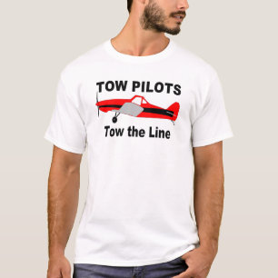 Camiseta Los pilotos de la remolque remolcan la línea