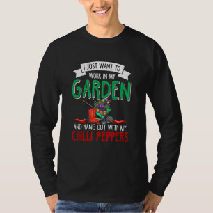 Camiseta Los pimientos chilenos adoran el jardín jardinero 