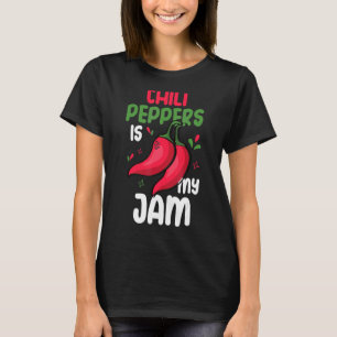 Camiseta Los Pimientos De Chili Son Mi Comida De Pimienta D