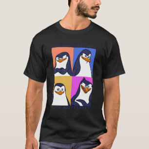 Camiseta Los pingüinos malgaches son un Poster de texto cor