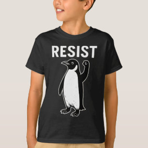Camiseta Los pingüinos resisten el activismo pingüino