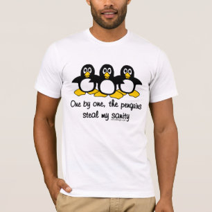 Camiseta Los pingüinos roban mi cordura
