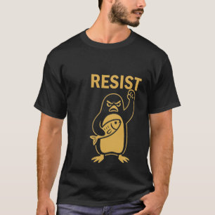 Camiseta Los pingüinos se resisten a la camiseta, se oyen