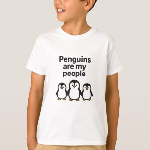 Camiseta Los pingüinos son mi gente - Un diseño familiar pi