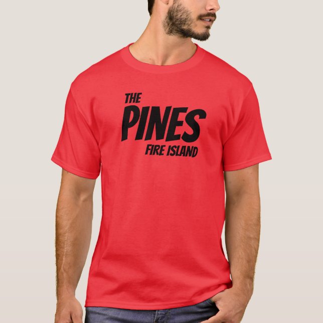 CAMISETA LOS PINOS, LA ISLA DEL FUEGO (Anverso)
