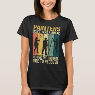 Camiseta Los pintores retro decoradores de pintores de casa