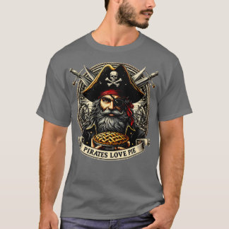 Camiseta Los piratas aman la tarta