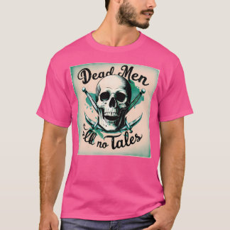 Camiseta Los Piratas De Los Hombres Muertos Del Caribe No D