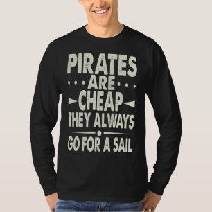 Camiseta Los piratas son la playa de Chistes de papá barato
