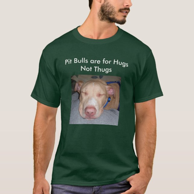 Camiseta Los pitbulls están para los gamberros de los (Anverso)